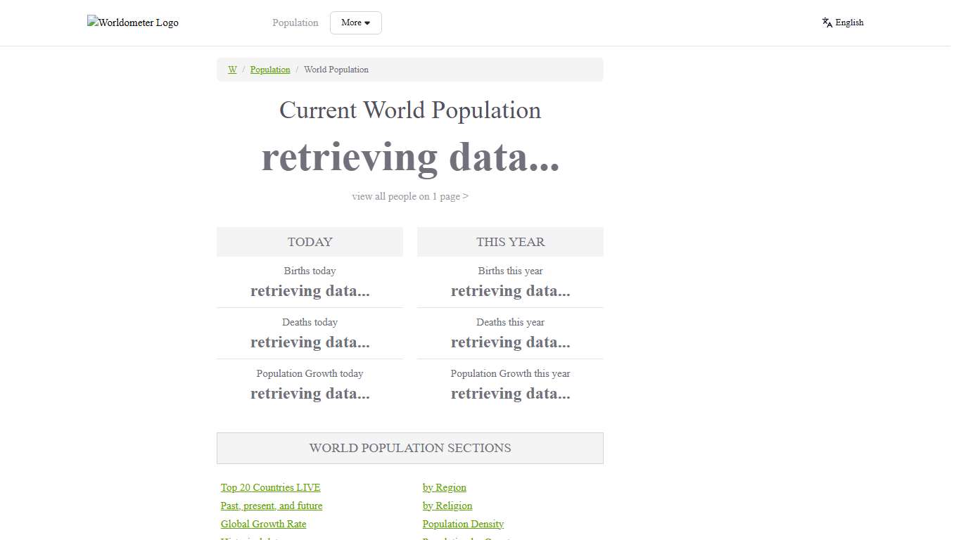 World Population Clock: 8.3 Billion People (LIVE, 2026) - Worldometer